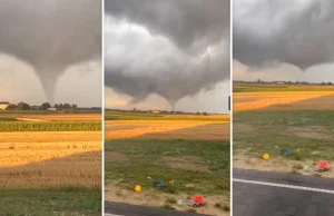 Trąba powietrzna na Mazowszu. Powiat garwoliński, gminy Żelechów i Górzno.