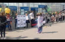Protest pod wystawą zwierząt hodowlanych w Poznaniu z udziałem Animal Rebellio