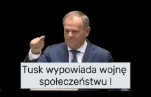 Tusk wypowiada wojnę społeczeństwu, żadnych referendów i manifestacji