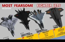 Najbardziej przerażające myśliwce według pokoleń 3D