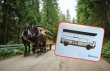 Najnowszy elektryczny bus nad Morskie Oko ma wyglądać jak konny powóz