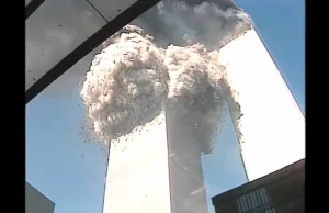 Nagranie pokazujące ucieczkę przed zawaleniem wieży World Trade Center