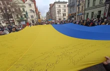 Toruński maraton solidarności z Ukrainą w rocznicę inwazji