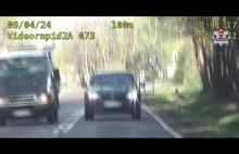 Satysfakcjonujące - BMW jadące na czołówkę z radiowozem i szybka karma