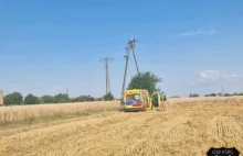 Polska.23-latka weszła na słup energetyczny, poraził ją prąd i spadła z 5 metrów