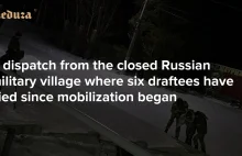Piją ze strachu Depesza z zamkniętej rosyjskiej wioski wojskowej