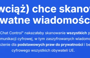 UE (wciąż) chce skanować Twoje prywatne wiadomości i zdjęcia