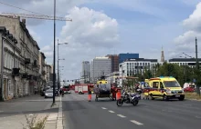 Wybuch gazu na jednej z głównych ulic Łodzi