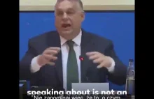 Wiktor Orban tłumaczy aktualną sytuację