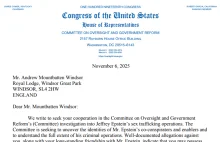 Kongres USA wewzał do stawienia się byłego księcia Andrzeja Mountbatten-Windsor