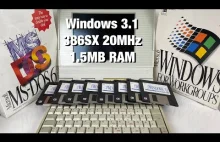 Pierwszy Polski Windows na maszynie z epoki - pamiętacie?