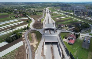 Trwa budowa drogi ekspresowej S52 Północnej Obwodnicy Krakowa