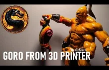 Zrobiłem Goro z Mortal Kombat na drukarce 3D.