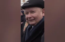 Kaczyński wyrwał transparent w trakcie obchodów miesięcznicy smoleńskiej