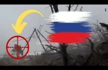 GO PRO - Obrona Ukraińskiego okopu podczas szturmu Rosjan -WIDOK z Pierwszej os