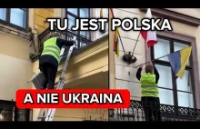 Młodzi mieszkańcy SPRZECIWIAJĄ się flagom Ukrainy na ratuszu