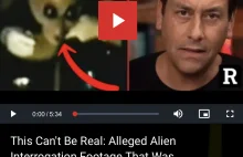 This Can't Be Real: Alleged Alien Interrogation Footage That Was Reportedly Show