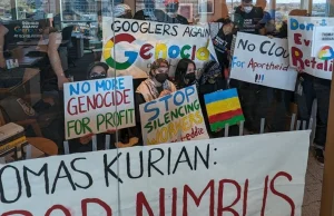Google zwalnia 28 pracowników za protest przeciwko umowie z Izarelem!