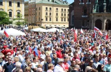 Kraków solidarny z Warszawą. Tysiące osób wzięło udział w Marszu
