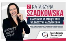 [SZUR] Katarzyna Szadkowska - kandydatka Konfederacji na radną Woj. Maz.