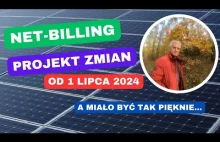 Zmiana sposobu rozliczania prosumentów od 1 lipca 2024. Projekt.