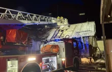 Potężny pożar pod Krakowem