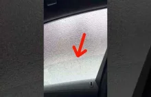 Wybijamy jedną z podwójnych szyb w zimowej wersji BMW X7 ;)