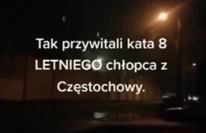 "Przywitanie" Kata 8 letniego chłopca w zakładzie karnym w Częstochowie.