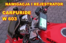 Carpuride W603 Nawigacja i rejestrator do motocykla Motorcycle Carplay Test