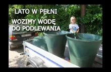 Lato w pełni. Transport wody do ogródka. Pierwszy pomidor i ogródkowe klimaty