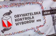 Plakaty i stoiska Obywatelskiej Kontroli Wyborów w całym kraju, trwa nabór