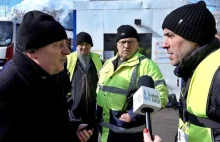 Protest kierowców przed kopalnią. Urzędnik ich wygonił, choć wcześniej dał zgodę