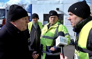 Protest kierowców przed kopalnią. Urzędnik ich wygonił, choć wcześniej dał zgodę