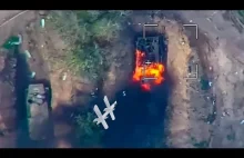 Rosyjski dron kamikaze Zala Łancet-3 w użyciu bojowym.