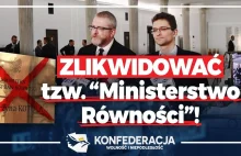 Urząd Ministra do spraw Równości do likwidacji!