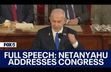 Netanyahu w Kongresie niczym największy bohater ludzkości