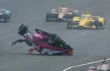 Groźny wypadek podczas wyścigu Indy 500