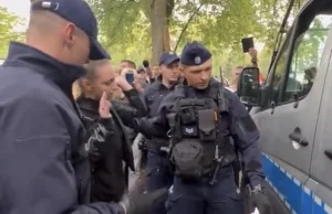 Opozycyjna posłanka Kinga Gajewska została właśnie wsadzona do policyjnej suki