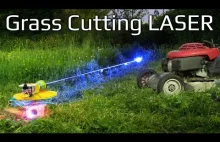 Laserowe koszenie trawnika
