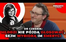 Dr Cześnik: Jeśli młodzi nie pójdą głosować, Sejm wybiorą im emeryci | PoliTYka