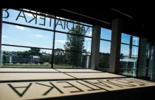 Fasada mediateki w 70-tys Piotrkowie Trybunalskim będzie gigantycznym ekranem