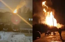 Pali się gazociąg Gazpromu