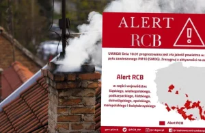 Alert RCB przed smogiem. W tych miejscach warto "unikać aktywności na zewnątrz"