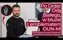 Wołodymyr Zełenski odebrał Order Orła Białego w bluzie OUN-M!