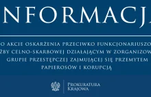 Akt oskarżenia przeciwko funkcjonariuszom służby celno-skarbowej
