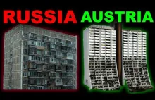 Russian VS Austrian Commieblocks.