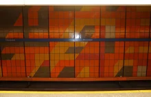 Mozaiki na stacjach metra Ursynów i Służew w rejestrze zabytków