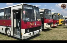 Zlot zabytkowych autobusów w Katowicach "50 lat autobusów Ikarus na Śląsku"