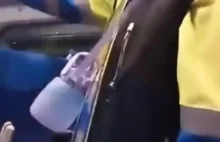 Ukrainka grozi nożem Polakowi i dostaje w łeb