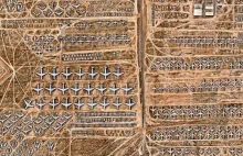 Największe cmentarzysko samolotów na świecie. Widać je nawet z kosmosu